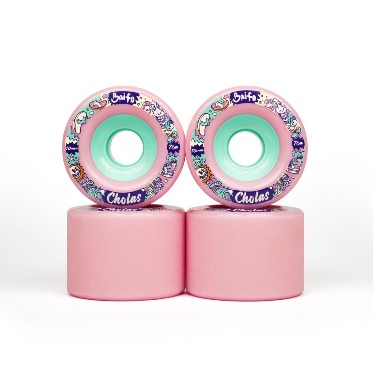 70mm CHOLAS Freeride Wheels BAIFO