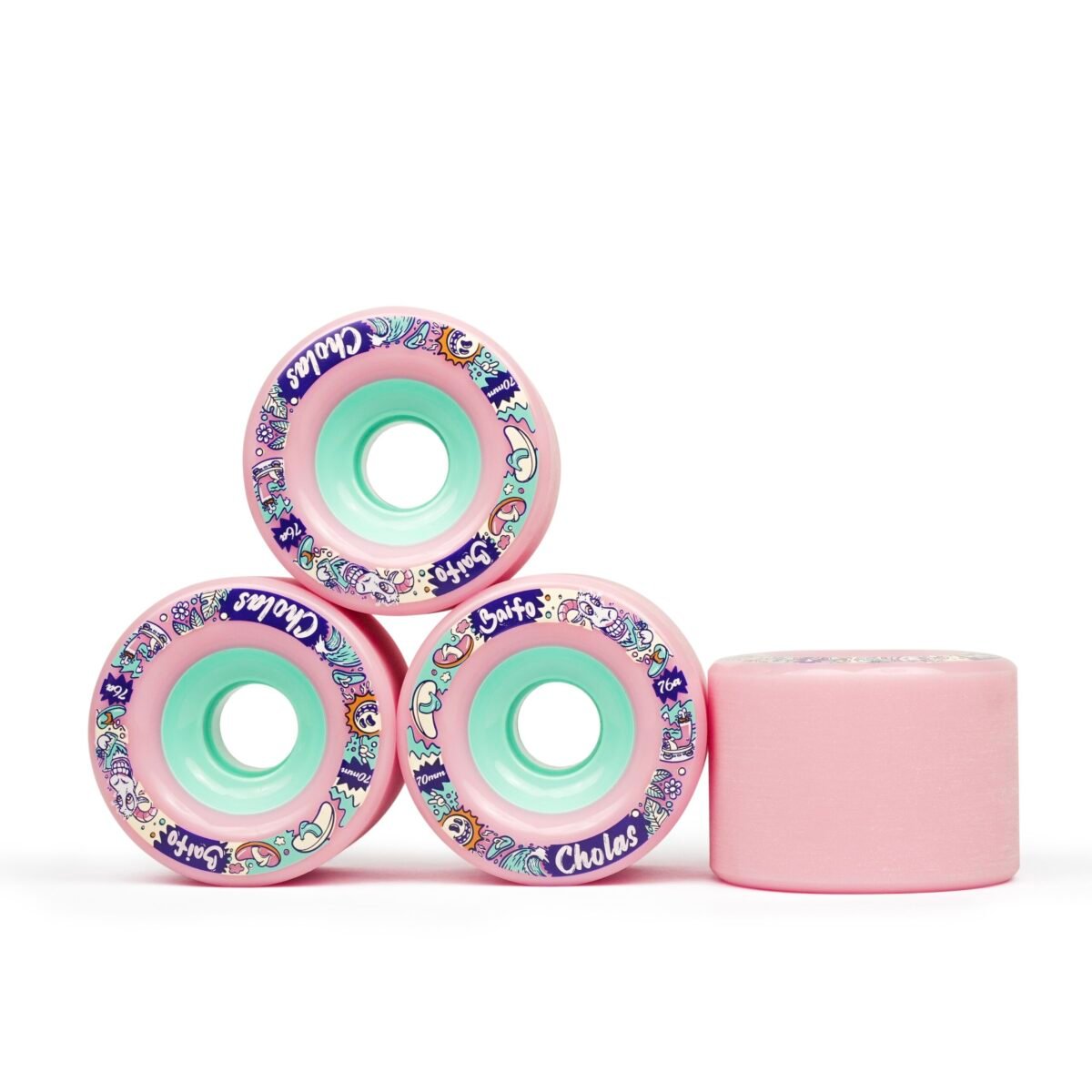 70mm CHOLAS Freeride Wheels BAIFO