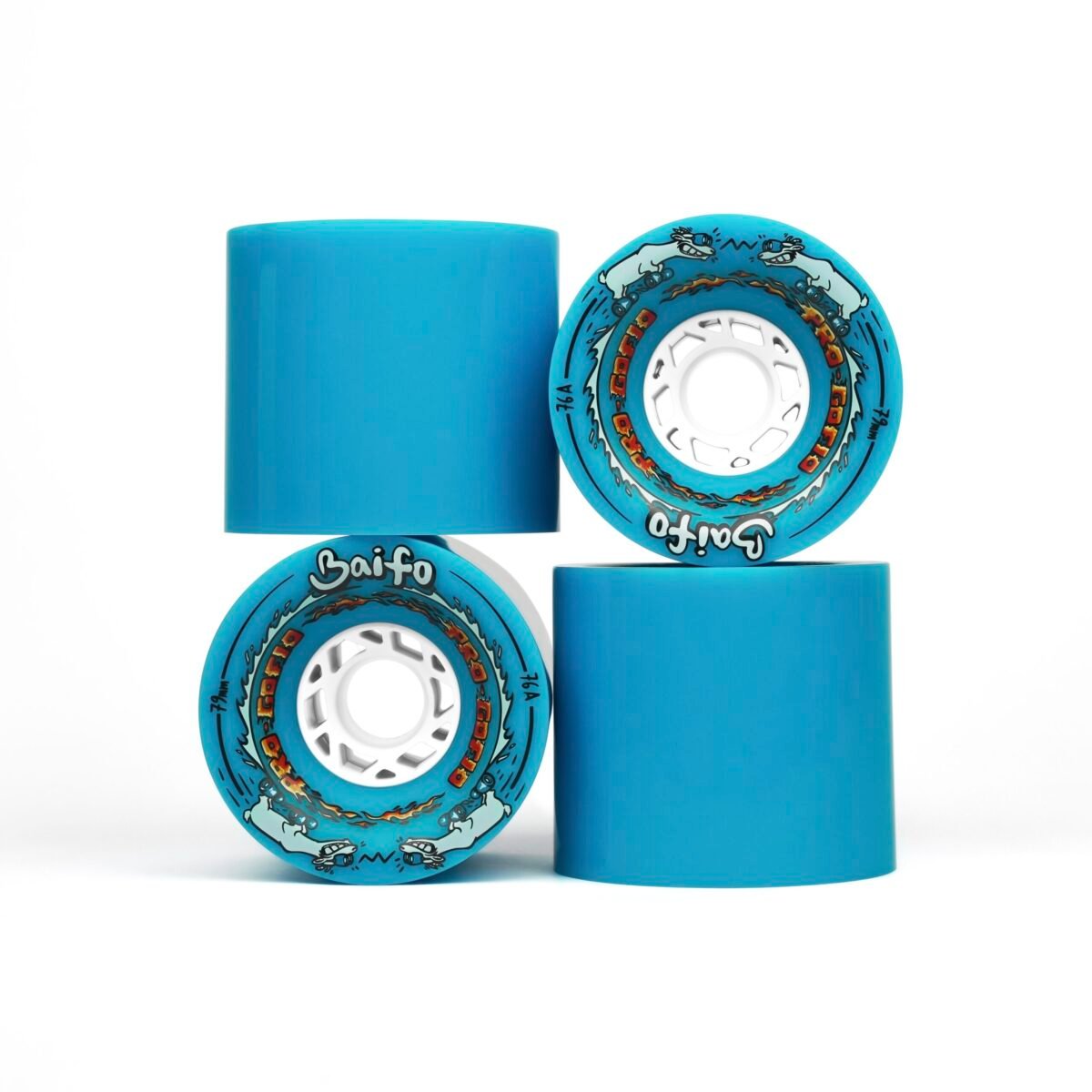 79mm 76A PRO-GOFIO Downhill Wheels BAIFO