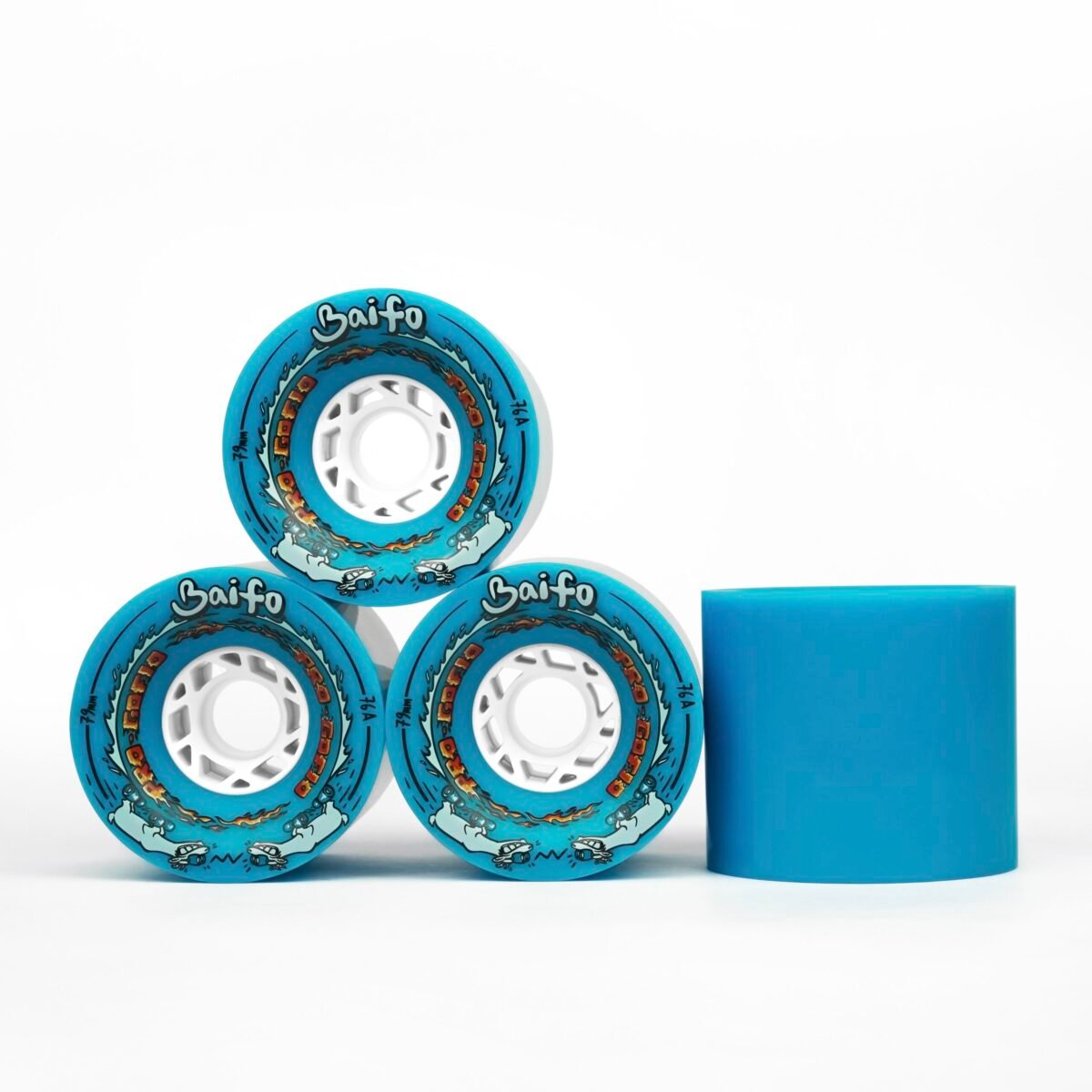 79mm 76A PRO-GOFIO Downhill Wheels BAIFO