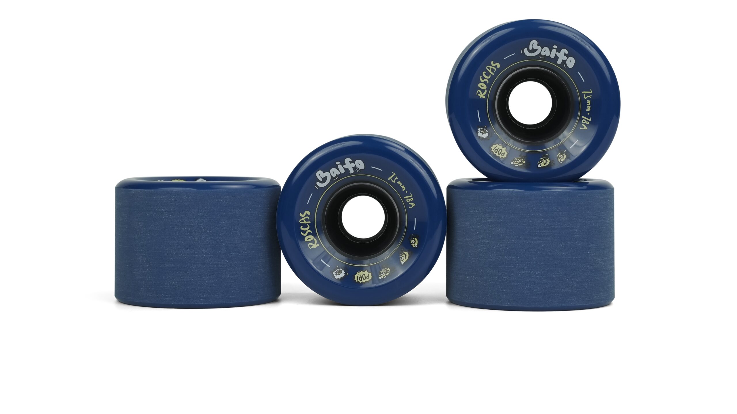 75mm ROSCAS Freeride Wheels 3 75mm ROSCAS Freeride Wheels BAIFO
