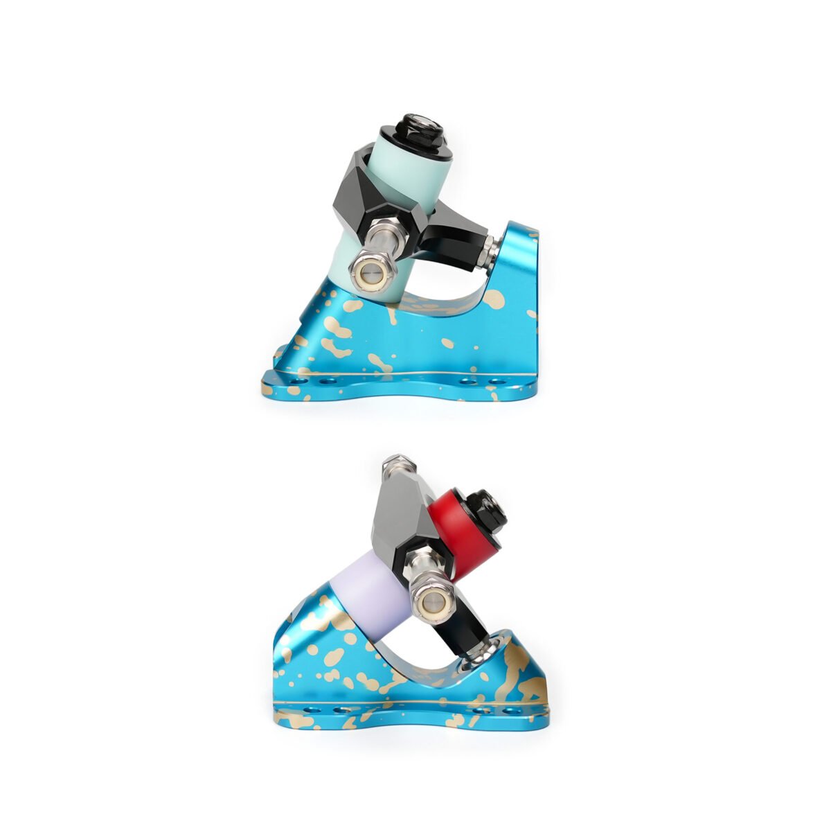 Rebirth S2 Precision Trucks Ice Splash Blue – Black Hanger