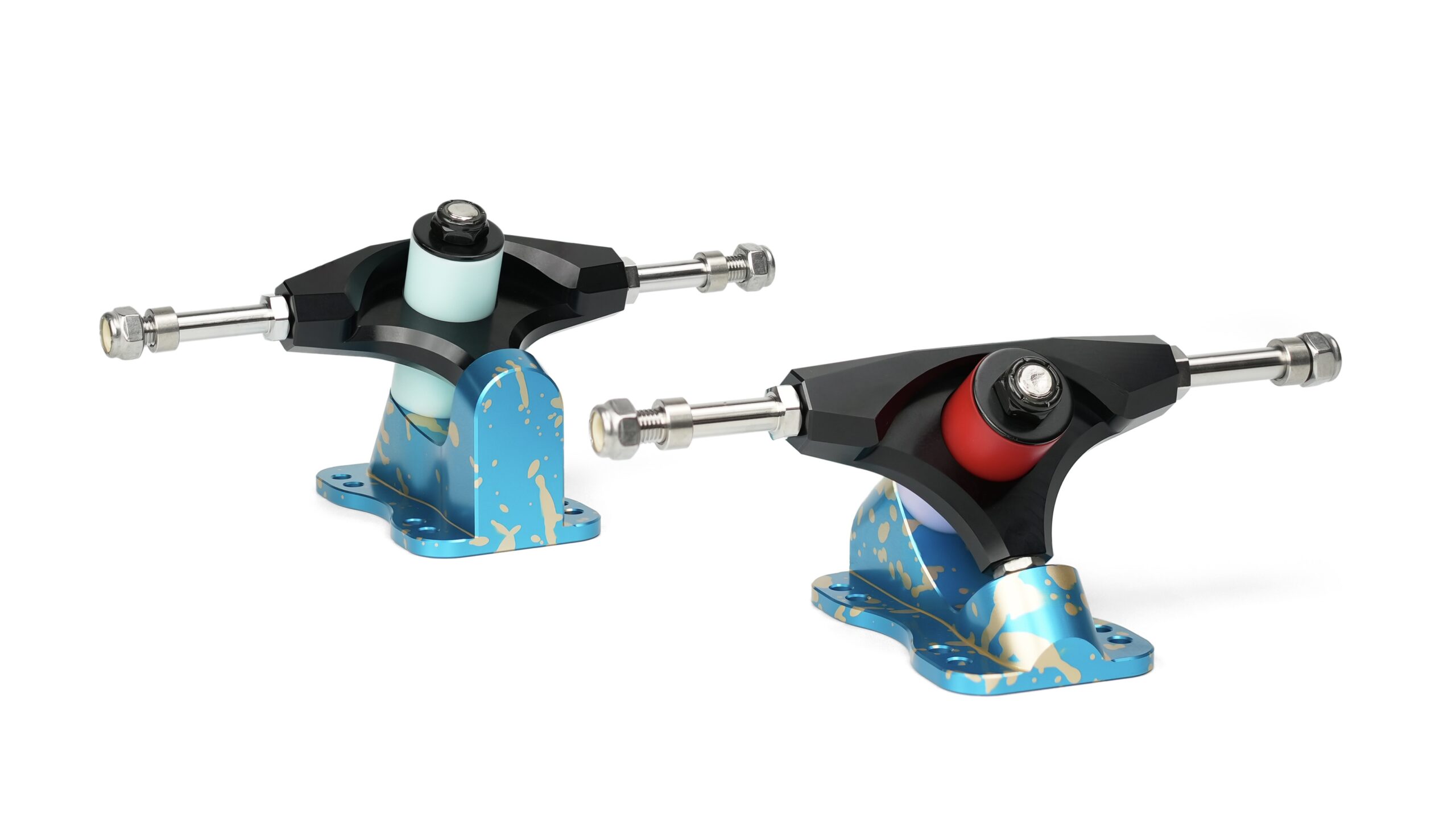 Rebirth S2 Precision Trucks 2 Rebirth S2 Precision Trucks Ice Splash Blue – Black Hanger