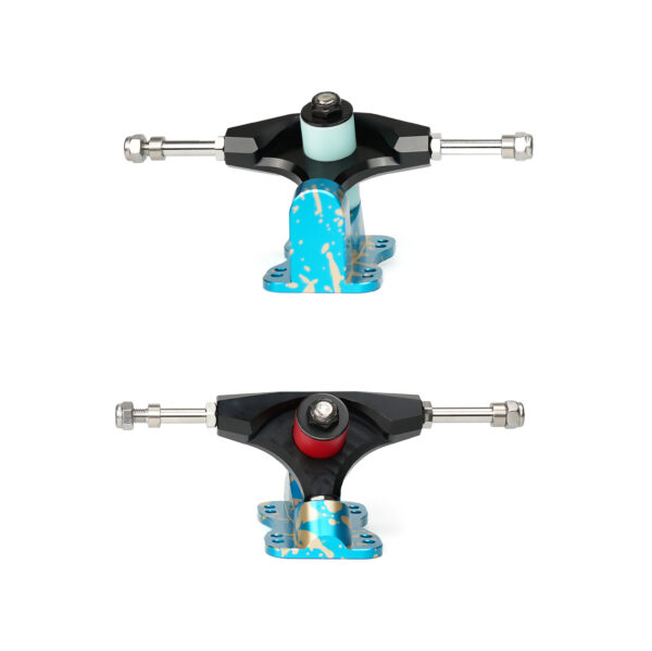 Rebirth S2 Precision Trucks Ice Splash Blue – Black Hanger Rebirth S2 Precision Trucks Ice Splash Blue – Black Hanger